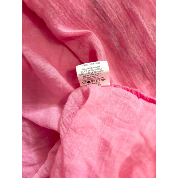 Women's Simply Southern Maxi Dress Size S Pink Embroidered Cotton - Picture 10 of 12